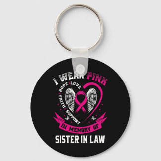 Llavero Rosa En Memoria De Mi Hermana En La Ley El Cáncer