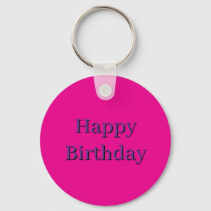 Llavero Rosa - Feliz Cumpleaños