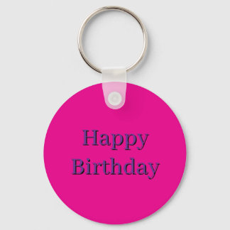 Llavero Rosa - Feliz Cumpleaños