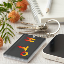 Llavero Rosa fuerte | Calentamiento global