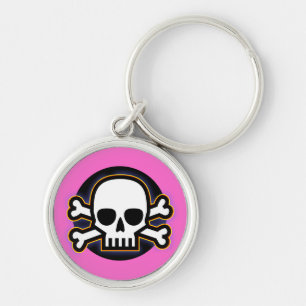 Llavero Rosa Jolly Roger