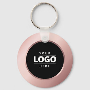 Llavero Rosa Logotipo de empresa de oro Cláusula clave del