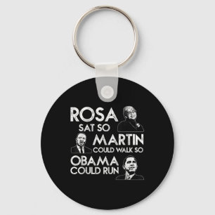 Llavero Rosa Martin Obama Historia Negra Afroamericana M
