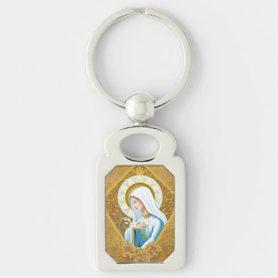 Llavero Rosa místico