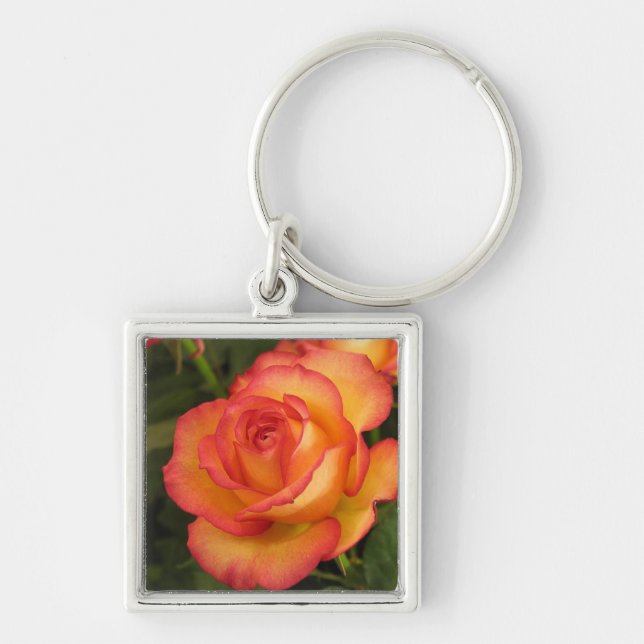 Llavero Rosa naranja (Frente)