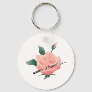 Llavero Rosa (Peach) - Bonita naturaleza