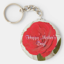 Llavero Rosa roja del Día de la Madre Feliz