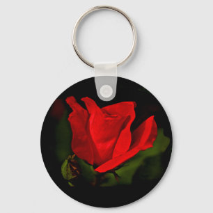 Llavero Rosa Roja - Pasión Oscura