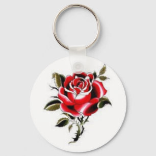 Llavero rosa rojo