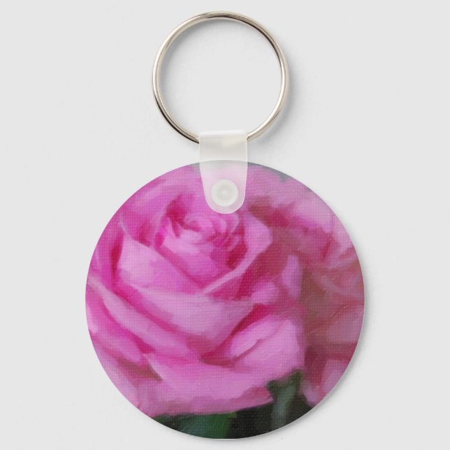 Llavero Rosa rosa (Anverso)