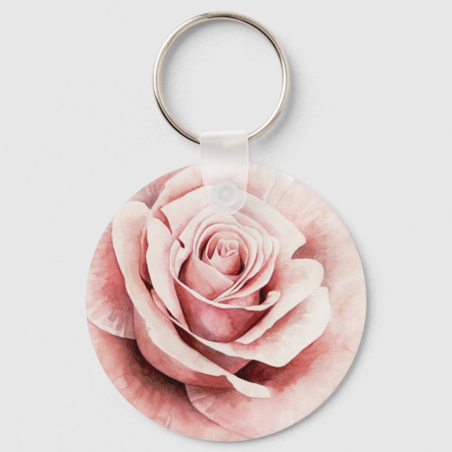 Llavero Rosa rosa (Anverso)