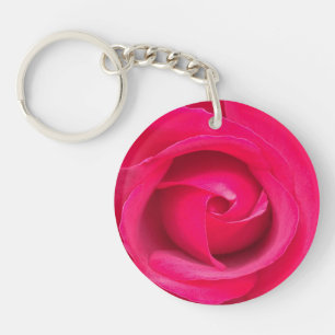 Llavero Rosa Rosa Roja Romántica