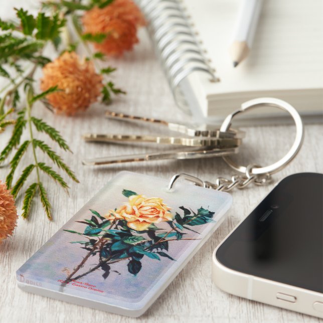 Llavero Rosa/Rose (Frente Derecha)