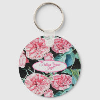 Rosa Roses rosados floral Sigue tu patrón de alegr