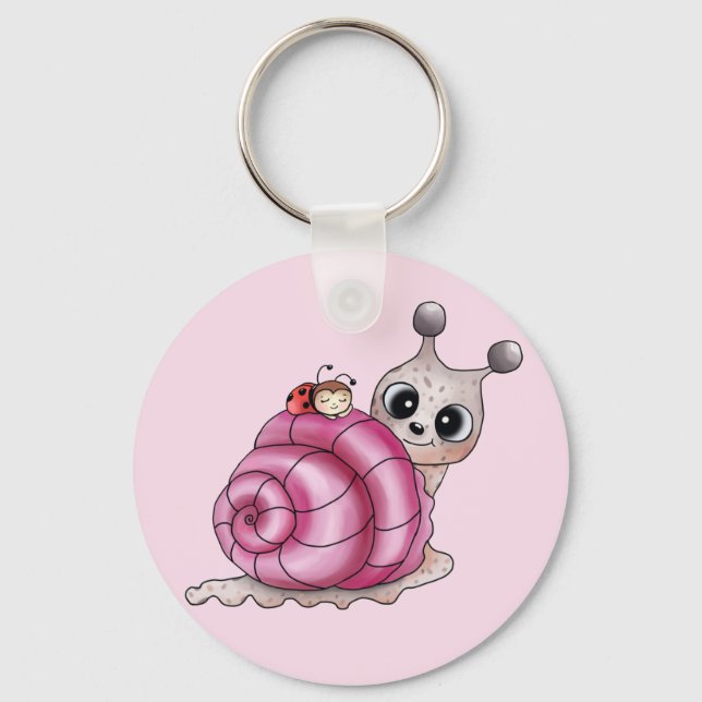 Llavero rosa schneckenhaus (Anverso)