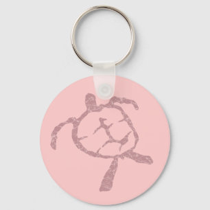 Llavero rosa tortuga