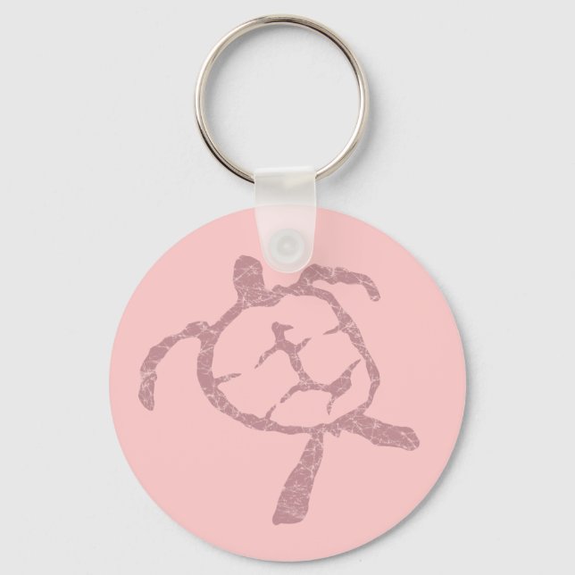 Llavero rosa tortuga (Anverso)