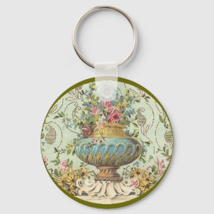 Llavero Rosa victoriano Vase Keychain