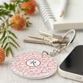 Llavero Rosa Whimsical