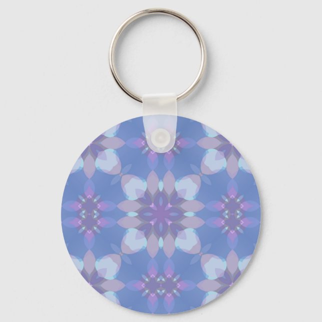 Llavero Rosa y azul pastel #1 (Anverso)
