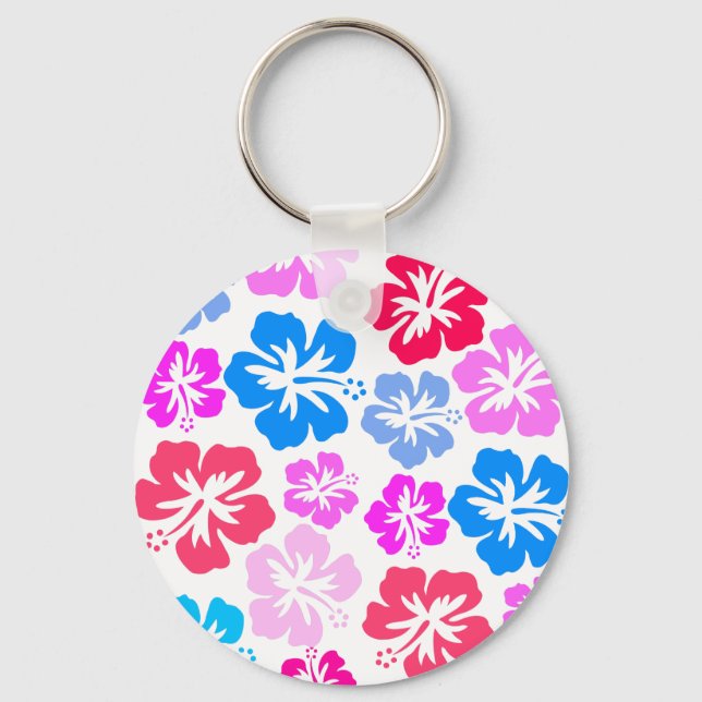 Llavero Rosa y floral (Anverso)