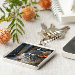 Llavero Rosa y luz mágica