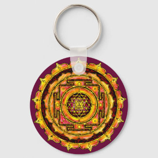 Llavero Rosa Yantra Keychain