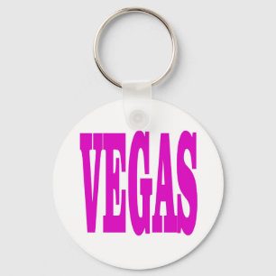 Llavero rosado de VEGAS