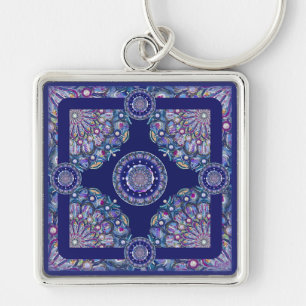Llavero rosante azul