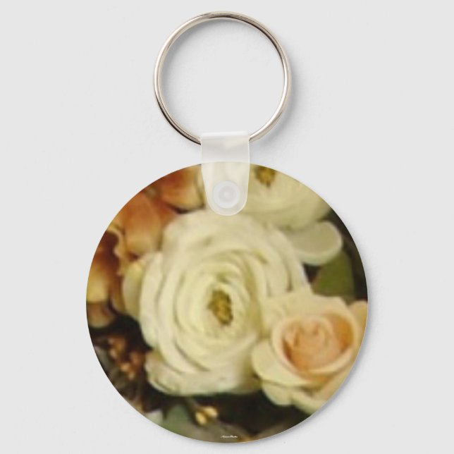 Llavero Rosas blancas (Anverso)