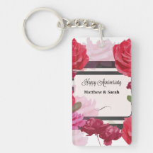 Rosas de Aniversario boda, franjas, nombres person