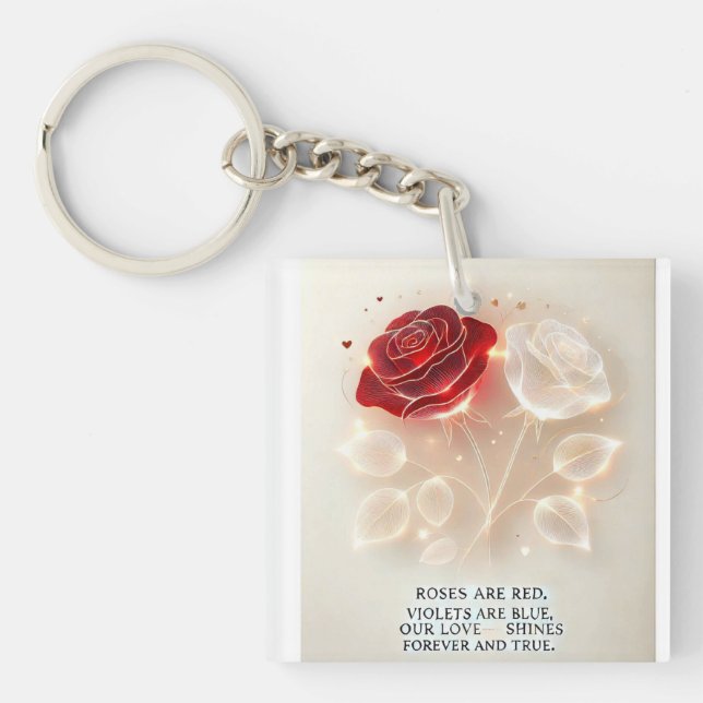 Llavero Rosas de la luz y el amor (Frente)