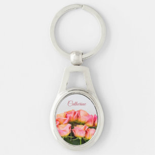 Llavero Rosas de nombres personalizados