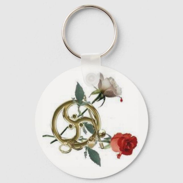 Llavero rosas de triesqueleto (Anverso)