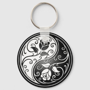 Llavero Rosas de Yin Yang