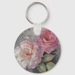 Llavero Rosas en gris