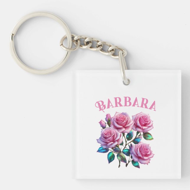 Llavero Rosas Holográficos Irlandeses Sobre Los Estrellos (Frente)