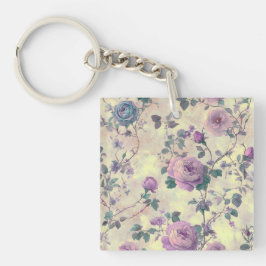 Llavero Rosas morados
