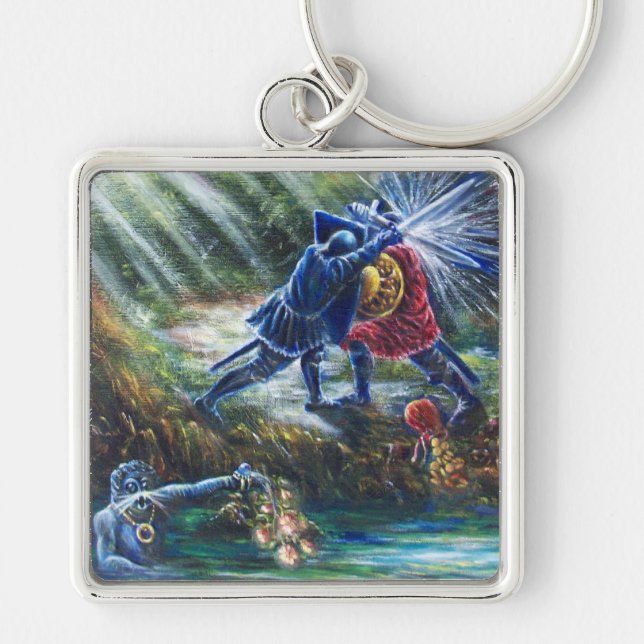 Llavero ROSAS olvidados luchan contra caballeros, dinero y (Frente)