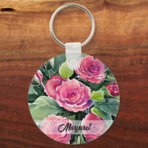 Rosas Rojas Acuarela Personalizadas