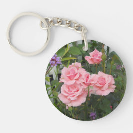 Llavero Rosas Rosadas