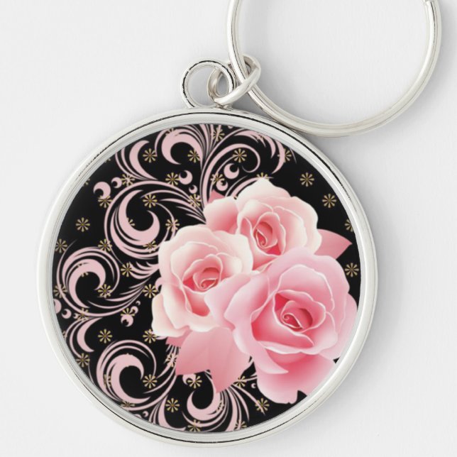 Llavero Rosas rosas rosas y nasales (Frente)