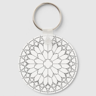 Llavero Rosas StainGlass