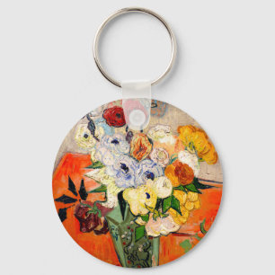 Llavero Rosas Van Gogh y Anemones