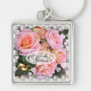 Llavero Rosas y corazones ~ Keychain