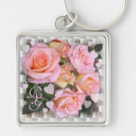 Llavero Rosas y corazones ~ Keychain