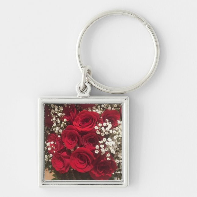 Llavero Rosas y la respiración del bebé (Frente)