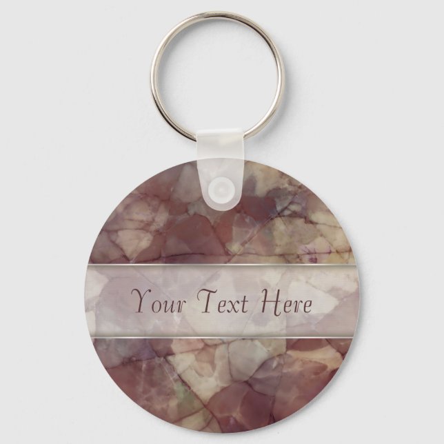 Llavero Rose Brown Marble (Anverso)