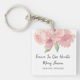 Llavero Rose Memorial Funeral Photo