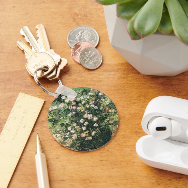 Llavero Rosebush en flor por Vincent van Gogh (Escritorio )